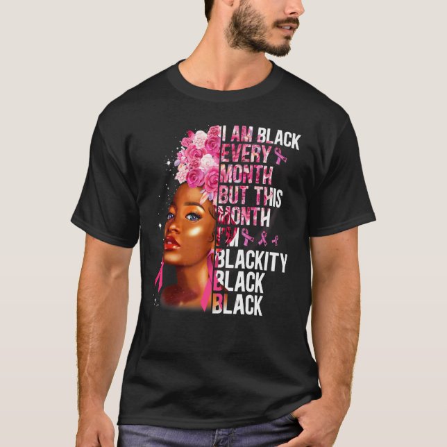 Camiseta Blackity Black Every Month Black History BHM Afric (Anverso)