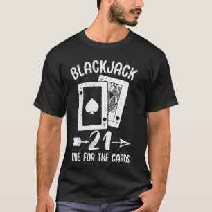 Camiseta BLACKJACK 21 VECES PARA LA TARJETA Blackjack Cumpl