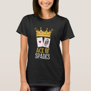 Camiseta Blackjack ACE DE SPADES Blackjack Jugadores Blac