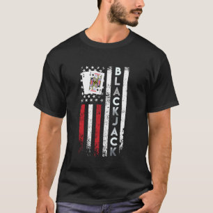 Camiseta Blackjack America BLACKJACK USA Blackjack Card Gam