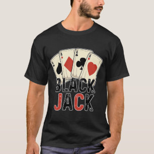 Camiseta Blackjack Player Gambler 21 Card Casino