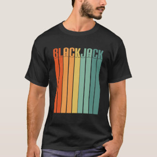 Camiseta Blackjack Retro Vintage 70s Gambling Casino Blackj
