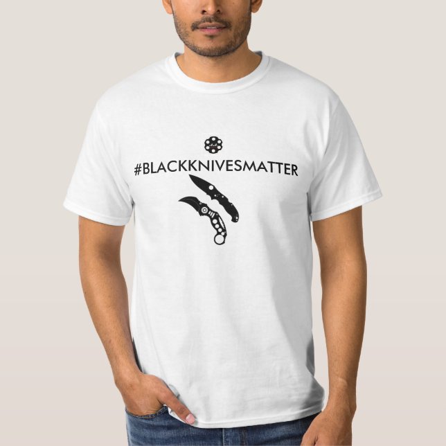 CAMISETA #BLACKKNIVESMATTER (Anverso)