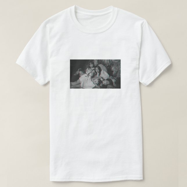 Camiseta BLACKPINK 블 랙 핑 크 Jennie Rosa Jisoo Lisa Kpop (Diseño del anverso)