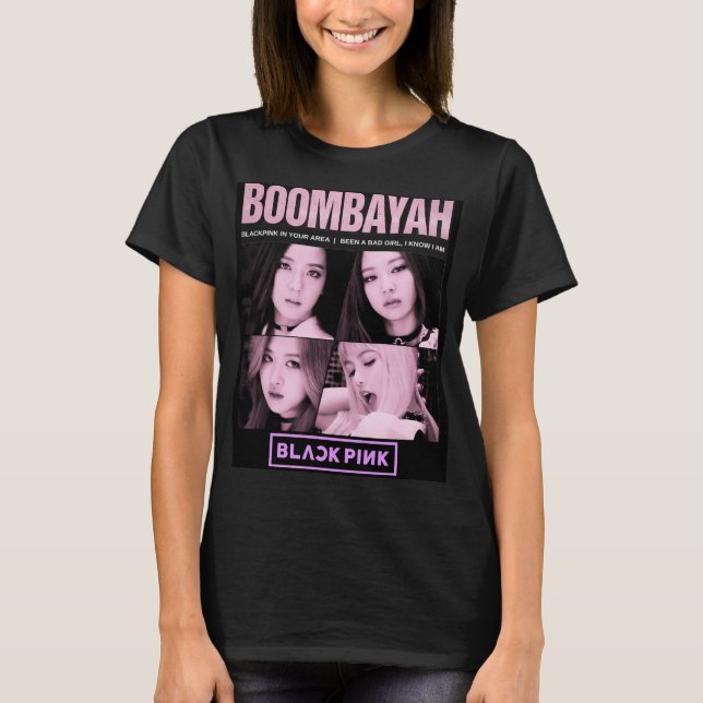 Camiseta BlackPink BoomBayah (Anverso)