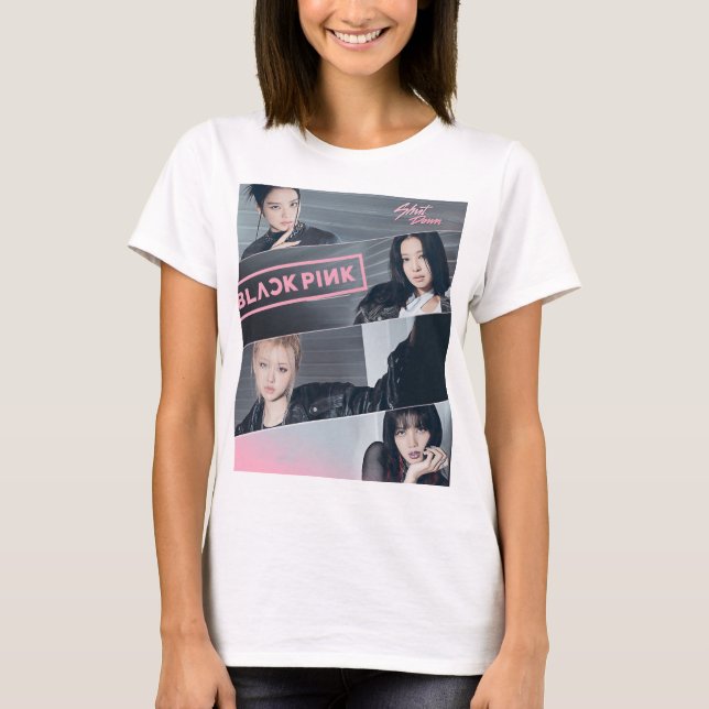 Camiseta BlackPink Shut Down (Anverso)
