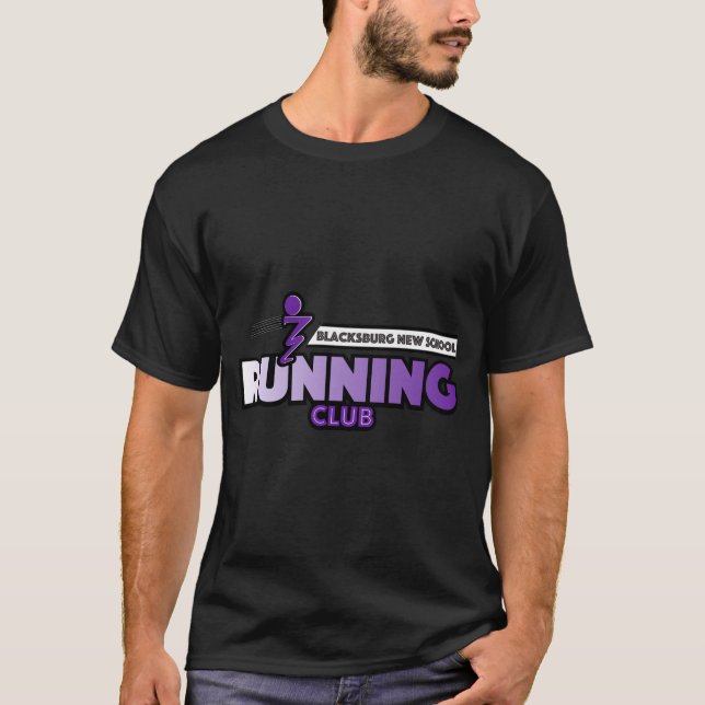Camiseta Blacksburg New School Running Club  (Anverso)