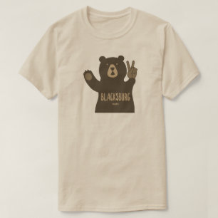 Camiseta Blacksburg Virginia Oso de la Paz