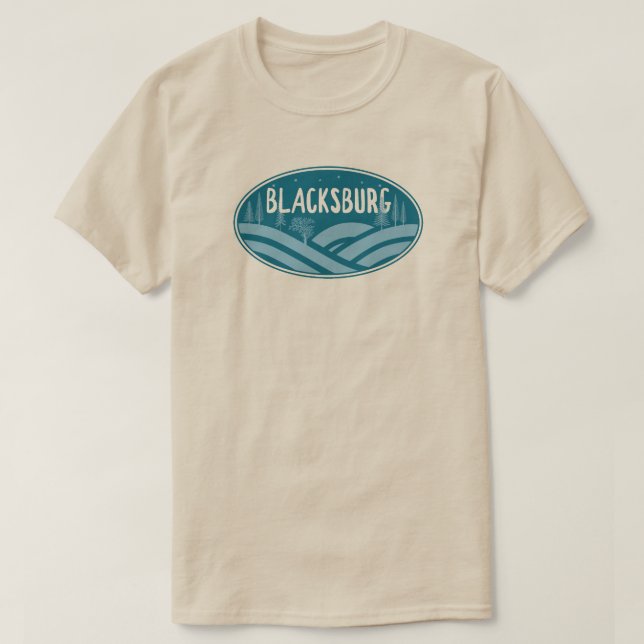 Camiseta Blacksburg Virginia Outdoor (Diseño del anverso)