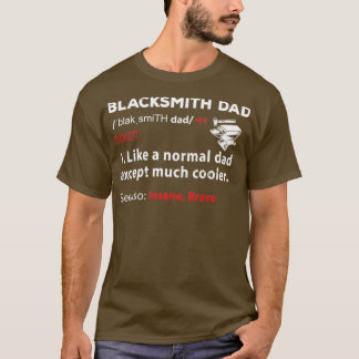Camiseta Blacksmith Dad Dad Definition Gift Blacksmithing M