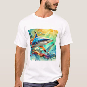 Camiseta Blacktip Shark12 280824AREF123 - Watercolor