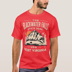 Camiseta Blackwater cae Parque Estatal West Virginia