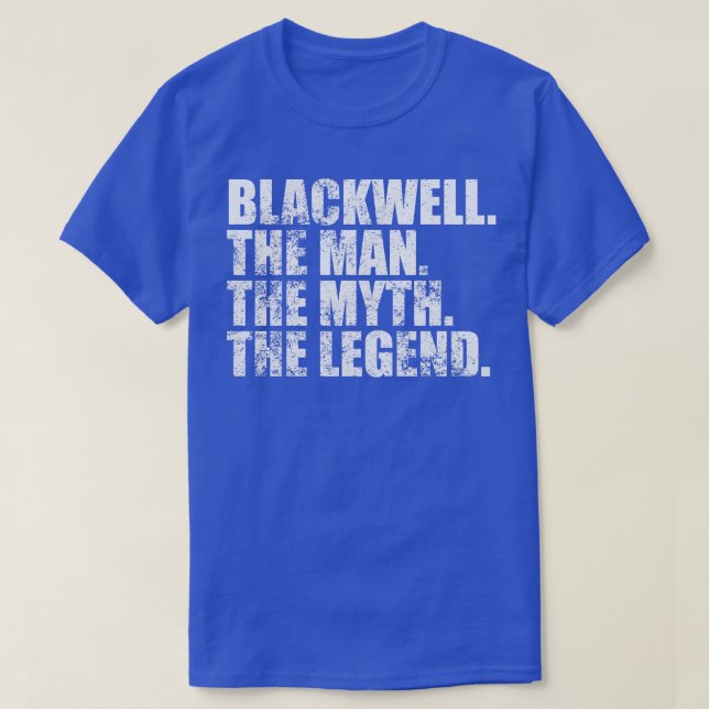 Camiseta Blackwell Nombre de la familia Blackwell apellido  (Diseño del anverso)