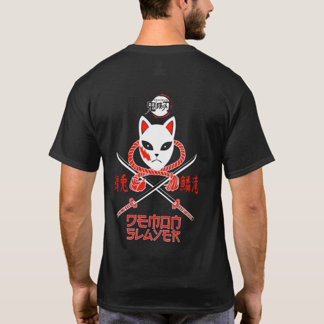 Camiseta Blade of the Demon Hunter Tee – Dark Fantasy Style (Reverso)