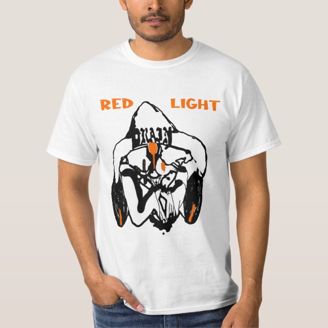 Camiseta Bladee Drae Gang RED LIGHT (Anverso)