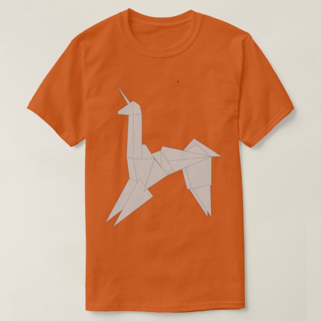 Camiseta BladeRunner Origami Unicorn (Diseño del anverso)