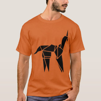 Camiseta Bladerunner Origami Unicorn Negro