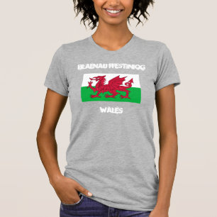 Camiseta Blaenau Ffestiniog, Gales con bandera galesa
