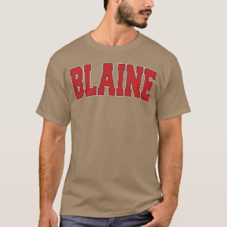 Camiseta Blaine Wa Washington Estilo Varsity Usa Deportes f
