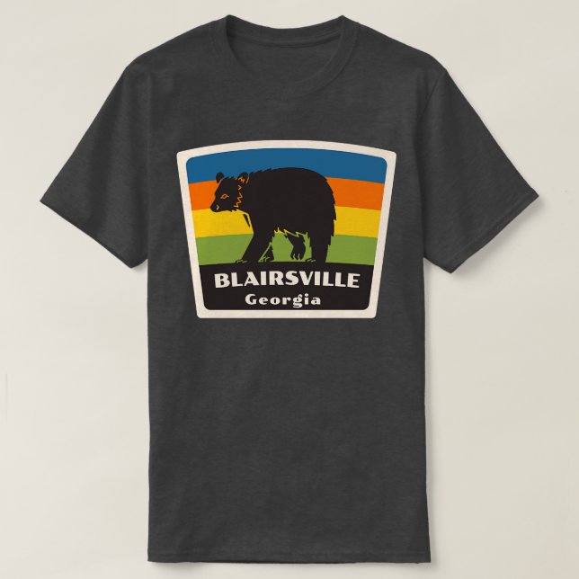 Camiseta Blairsville Georgia Roaming Mountain Bear (Diseño del anverso)