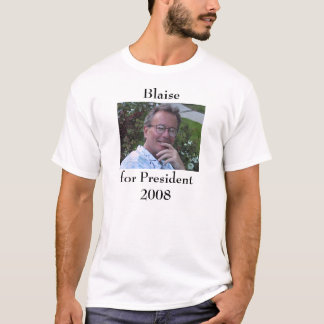 Camiseta Blaise para el presidente 2008