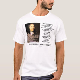 Camiseta Blaise Pascal Gain Poss Wagering que Dios existe
