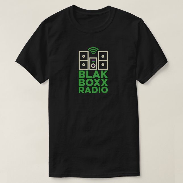 Camiseta BLaKBoXXRadio Tee negro (Diseño del anverso)