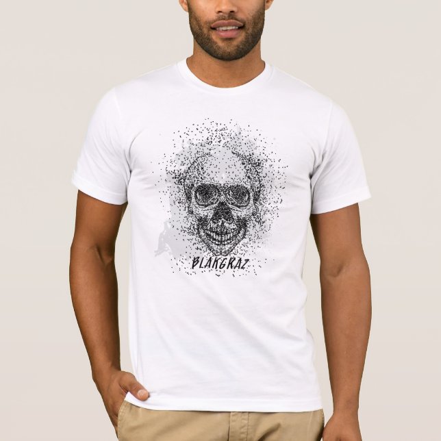Camiseta Blakgraz Chaotic Skull (Anverso)