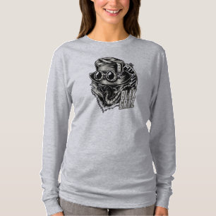 Camiseta Blakgraz Steampunk Gorra y gafas