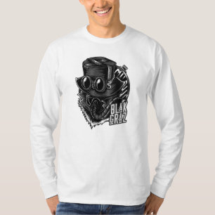 Camiseta Blakgraz Steampunk Gorra y gafas