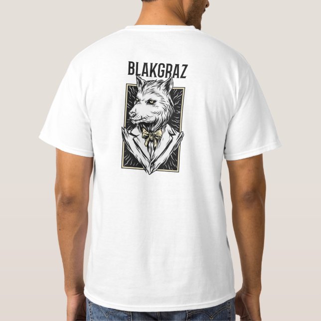 Camiseta Blakgraz Werewolf Portrait Hoodie (Reverso)
