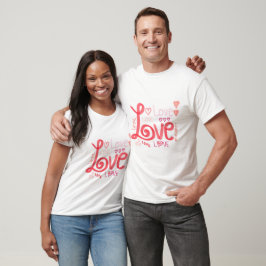 Camiseta blanca AMOR
