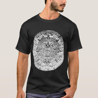 Camiseta blanca azteca