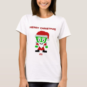 Camiseta blanca básica de las mujeres de Santa Fra