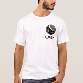 Camiseta blanca básica de los hombres de LASP