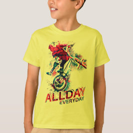 Camiseta Blanca Bmx - Bicicleta Bmx - Camisa De Ap