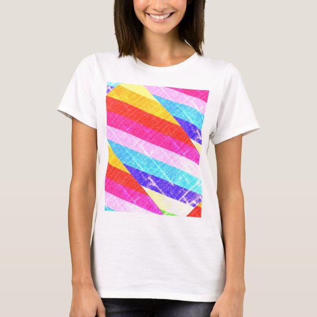 Camiseta blanca con colores (Anverso)