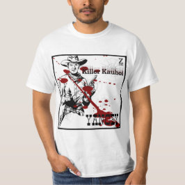 Camiseta blanca con el diseño Kauboi del asesino d