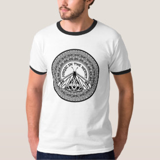 Camiseta blanca con estampado de amor espiritual r