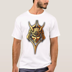 Camiseta Blanca con Logo de Máscara de Faraón