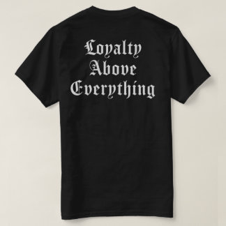 Camiseta blanca con logotipo de tamaño de bolsillo