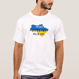 Camiseta blanca con superposición de colores de Uc