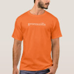 Camiseta Blanca con Texto Divertido para la Desped<br><div class="desc">Camiseta con Texto Divertido para la Despedida de Soltero del Novio Moderno. ¡Prepara al novio para su gran noche con esta Camiseta Divertida para la Despedida de Soltero! Con un diseño limpio y texto blanco en negrita, es el outfit perfecto y divertido para la celebración. Un regalo genial para la...</div>