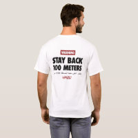 Camiseta blanca de 100 metros para veteranos milit