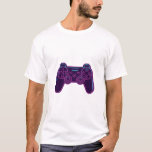 Camiseta blanca de algodón con control de juego ne<br><div class="desc">Mejora tu guardarropa de juegos con esta camiseta blanca de alta calidad que presenta un vibrante diseño de control neón. Las vibrantes vibraciones ciberpunk rosa y azul la convierten en una pieza destacada para cualquier jugador. Perfecta para el uso casual, sesiones de streaming o como regalo de cumpleaños para entusiastas...</div>