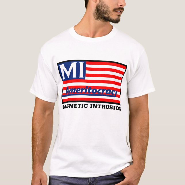 Camiseta blanca de Ameritocracy (Anverso)
