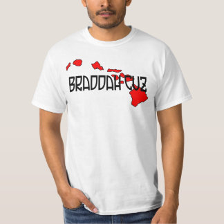 Camiseta blanca de Braddah Cuz