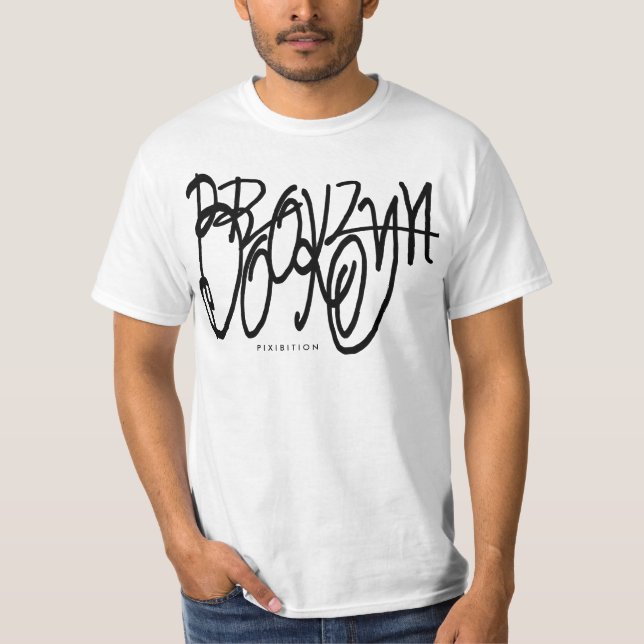 Camiseta blanca de Brooklyn 2 (Anverso)