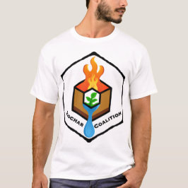 Camiseta blanca de carbón vegetal