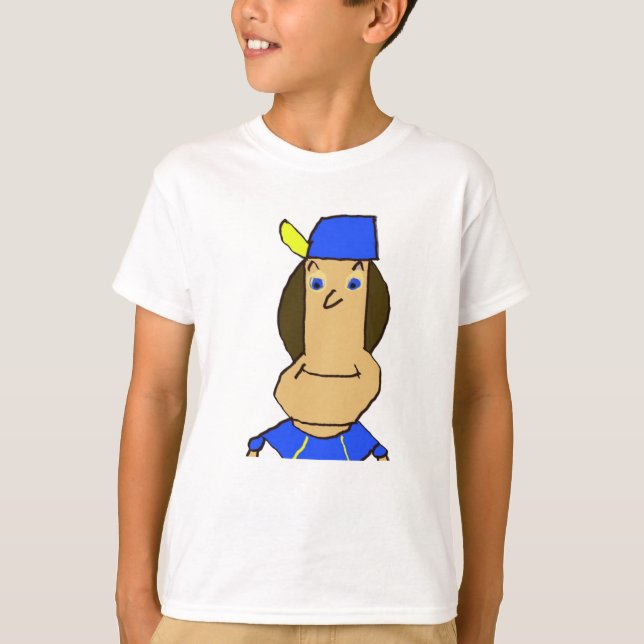 Camiseta blanca de Dilly Kid (Anverso)